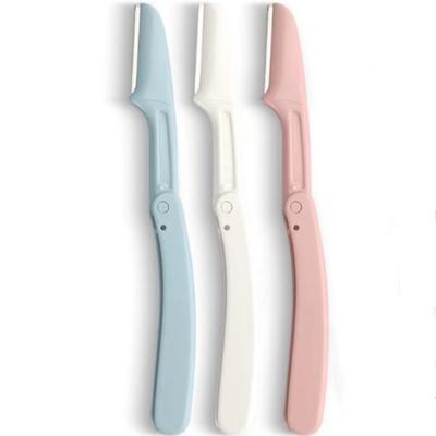 Folding Eyebrow Trimmer, Eyebrow Scraper, Shaving Knife Beginner's Set, Beauty Tools, Replaceable Blade Beauty Tools