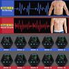 Stimolatore muscolare addominale, EMS, elettrico, vibrazione, per la perdita di peso, body building, cintura dimagrante, attrezzatura fitness unisex