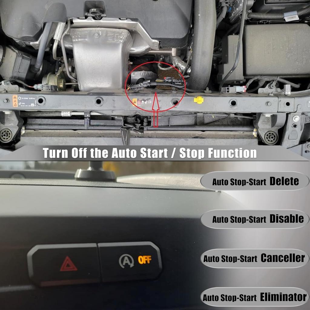 Auto Start Stop Eliminator for Chevy Traverse, Equinox, Malibu, Blazer, Cruze, Trax, Trailblazer, GMC Terrain -2024 Error Free Stop-Start Disabler