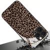 Leopard Print Pattern Tempered Glass Phone Case For iPhone 11 12 13 Pro Max 14 15 16 17 Pro 17Air 16E 7 8 Plus XR XS X Cover