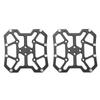 1 Pair Aluminum Alloy Bike Bicyle Clipless Pedal Platform Adapters for SPD(Black)