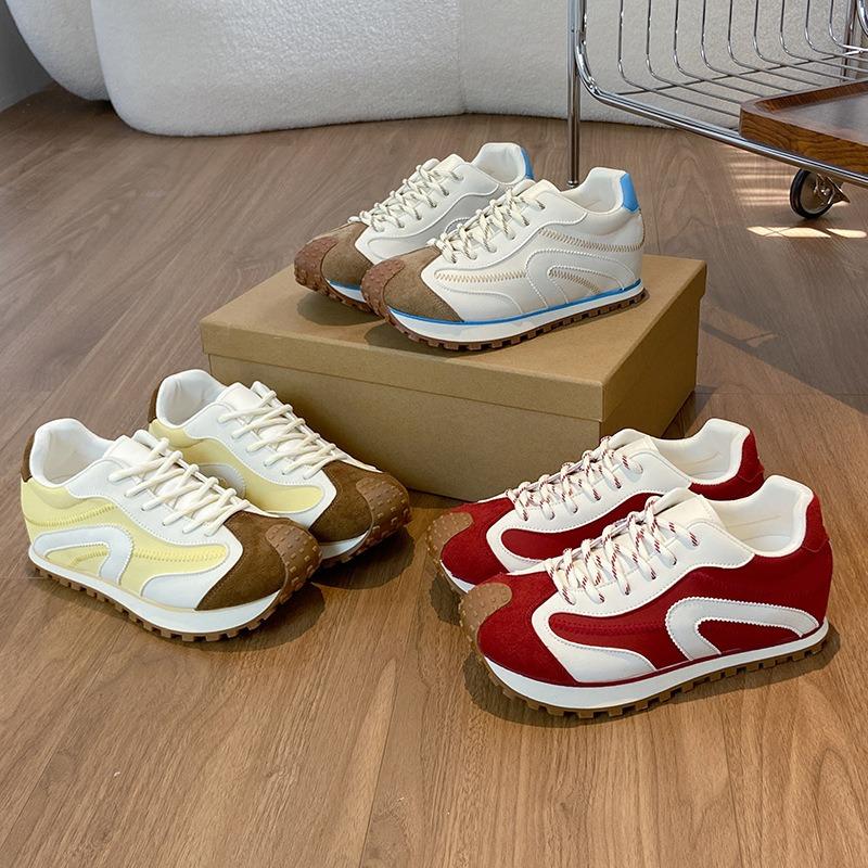 Ou Ruofeng European Station Thick-soled Shoes Are On the Season, New Thick-soled Dad Shoes, New Fashionable Versatile Lace-up Sports and Leisure Shoes