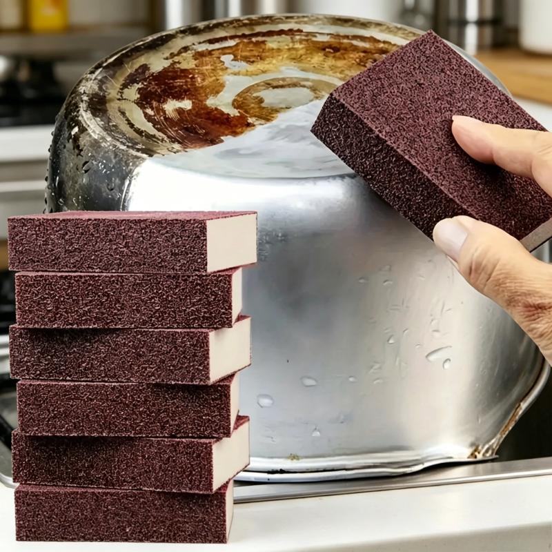 3pcs Cleaning Sponge Eraser Rust Remover Sanding Blocks Nano Emery Sponge Scrubber for Kitchen Pot Pan Stain Cleaning Tools