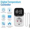 Digital Display Timer Switch Smart Temperature Controller Power Socket EU UK US Plug Outlet Home Appliance Time Control Heating Cooling