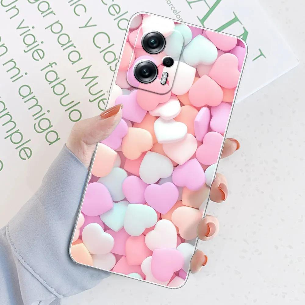 For POCO X4 GT 5G Case For Xiaomi Poco X4 GT Cover Patterned Clear Bumper TPU Silicone Soft Cases Coque For POCO X4 GT 5G Fundas