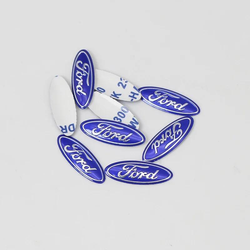 Car Sticker 2026 New 2025 Hot 21MM Ford Logo Car Remote Key Exquisite Emblem Sticker For Ford F150 Focus Ranger Fiesta Transit M