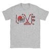 Funny Valentines Day Love Ice Hockey Items Unisex Boys  TShirt for Unisex Round Collar 100 Cotton Tee Shirt Gift Idea Tops