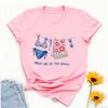 Unisex Meet Me At The Beach Bikini Floral Towel Print T Shirt Short Sleeve Cotton Tee Seaside Vacation Casual Streetwear Tops
