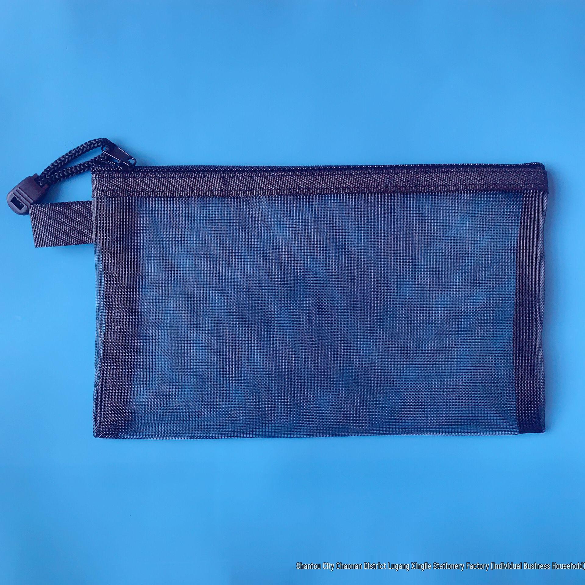 

Large Transparent Mesh Pencil & Makeup Bag - Portable, Stylish, Spacious