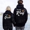 2024 His Queen & Her King Couple Hooded Sweatshirts
