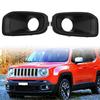 NEW-Front Bumper Fog Light Lamp Bezel Cover Fog Light Frame For 2015-2018 Jeep Renegade 5XB28XS9AA 5XB32XS9AA