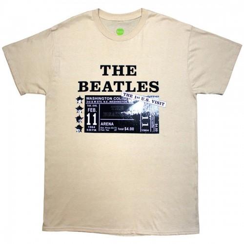 The Beatles Unisex Adult Washington Coliseum 64 Promo & Setlist T-Shirt