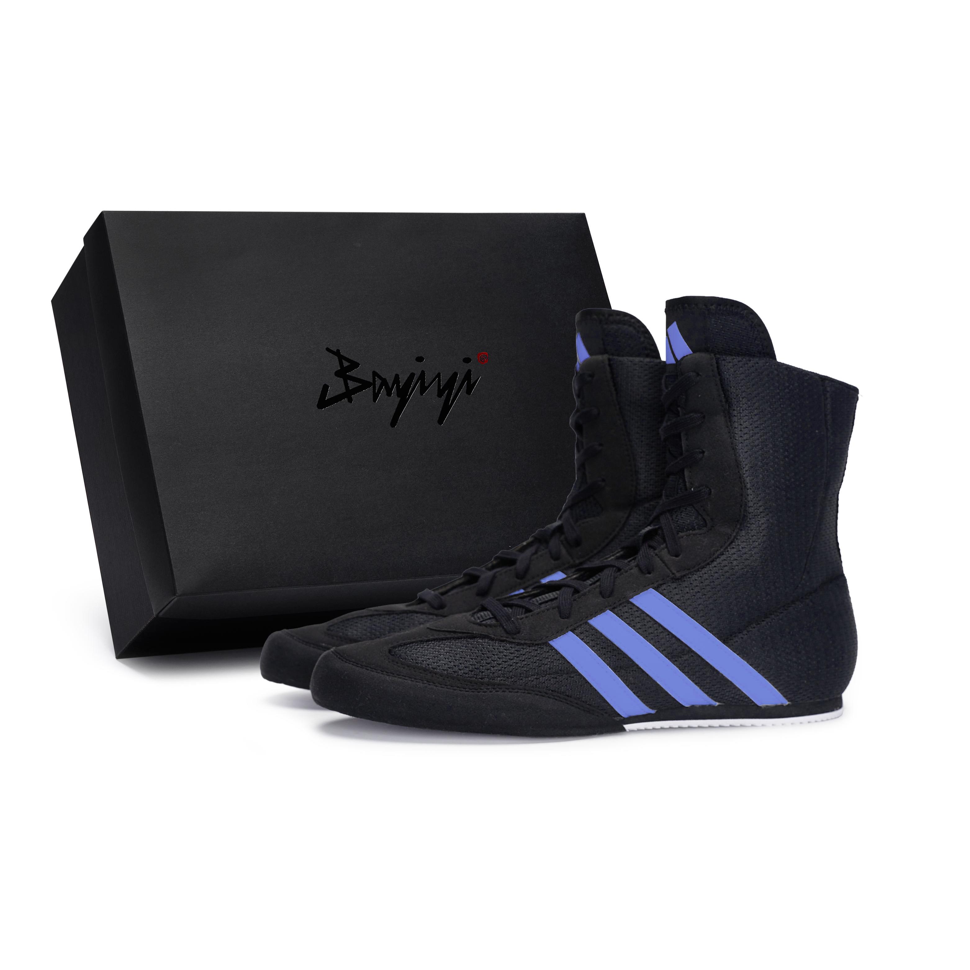 

Adidas Box Hog 2.0 Abrasion Resistant High top Training Shoes Unisex Black Blue FX0561(Team80-S-BOX) 44