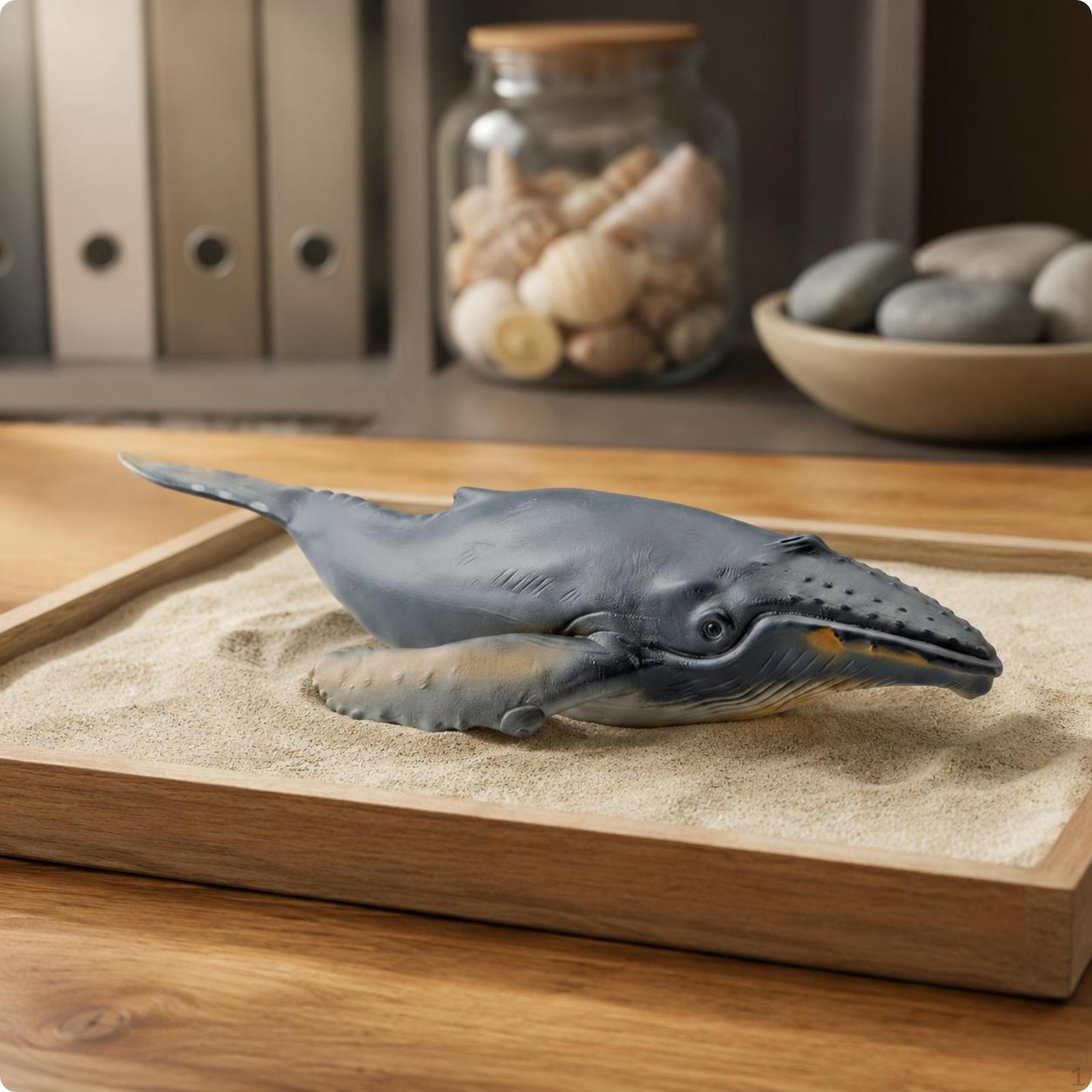 Baleen Marine Mammal Model Educational Figure Realistic Animal for