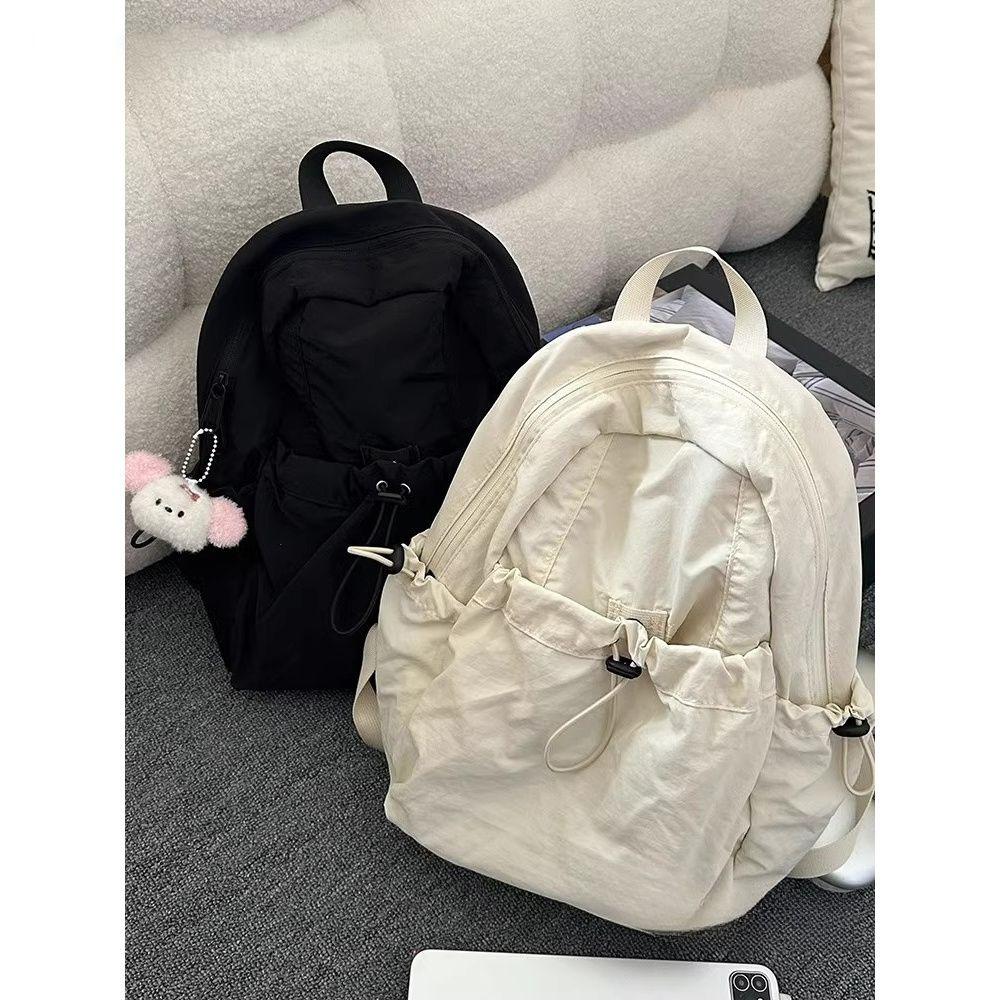 Hiking Women's Travel Lightweight Schoolbag Japanese Simple and Versatile Lightweight Mountaineering Small Backpack Women's Backpack