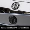 3Pcs Car Logo Front Hood Emblems Rear Boot Badge Steering wheel logo decoration For Morris Garages MG 3 5 6 7 HS ZS GS Hector TF