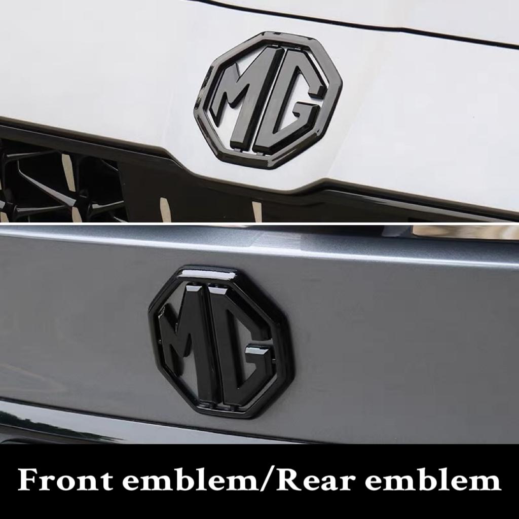 3Pcs Car Logo Front Hood Emblems Rear Boot Badge Steering wheel logo decoration For Morris Garages MG 3 5 6 7 HS ZS GS Hector TF