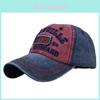Nys Vintage Washed Baseball Cap Embroidered Sun Hat Adjustable Size Hip Hop Hat