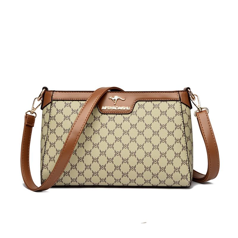 Сумка кроссбоди женская Kangaroo винтажная с цветными блоками