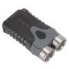 LED Small Powerful EDC Flashlight Mini Keychain Flashlight Outdoor Camping Signal Light Gray