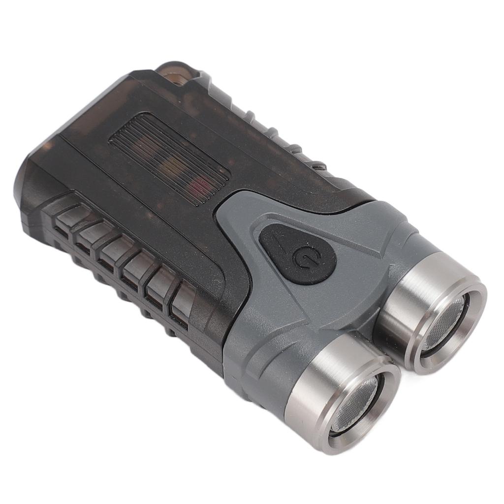 LED Small Powerful EDC Flashlight Mini Keychain Flashlight Outdoor Camping Signal Light Gray