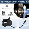 Waterproof Thumb Throttle Accelerator Fit for G3Pro/G4Max Electric Scooter - 22mm Handlebar 3-Pin Plug Compatible
