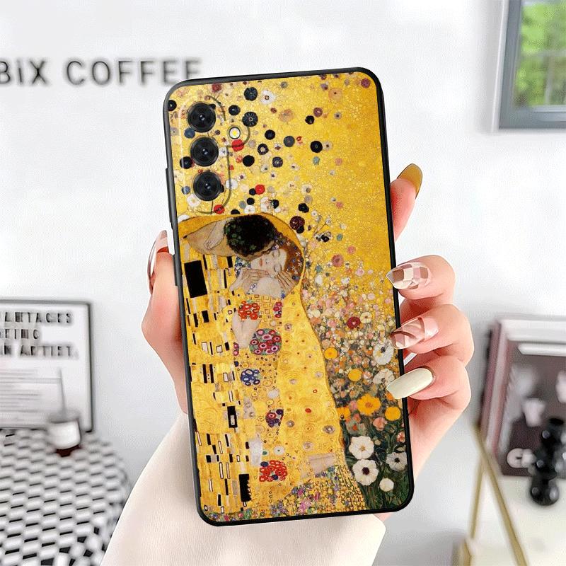 Kiss By Gustav Klimt Art Soft Phone Case for Samsung A17 A37 A57 A16 A26 A36 A56 A15 A25 A35 A55 A14 A24 A34 A54 A13 A23 A33 A53
