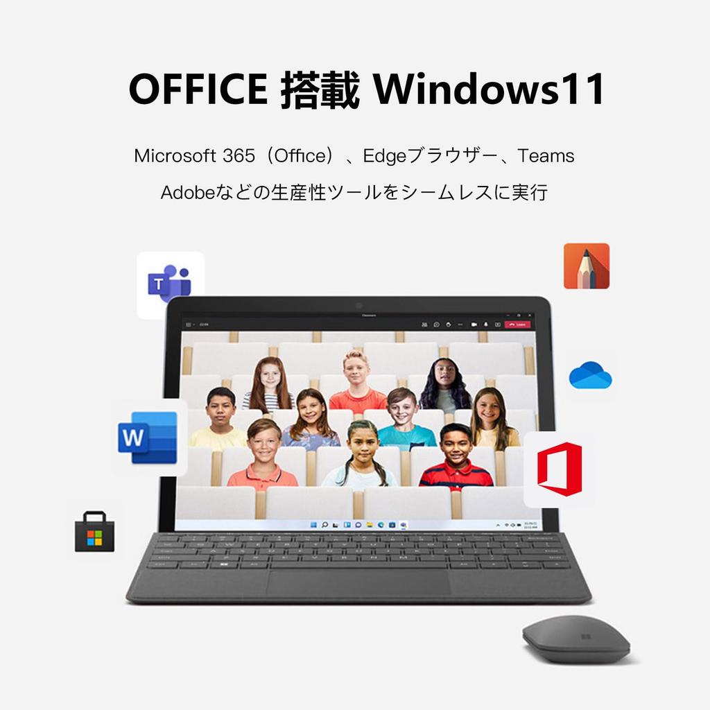 Surface Go 2 Core 8th Generation Laptop with Display X 8GB 128GB Windows Slim Laptop with Keyboard M3-8100Y (3.4GHz Max) Tablet, 2-in-1 Office,