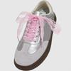 1 Paar Elegante Spitzen-Schnürsenkel für Damen und Mädchen Freizeitschuhe Sneaker 3 cm Breit Flache Schnürsenkel Ersatz