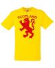 Herren Königliches Banner von Schottland Löwe aufrecht Schottisches Gelbes Unisex 100% Baumwolle T-Shirt Herren T-Shirts Oberteil