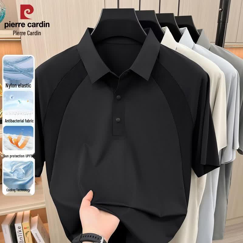 Pierre Cardin Men s Breathable Cool-Touch Short Sleeve Polo Shirt XL