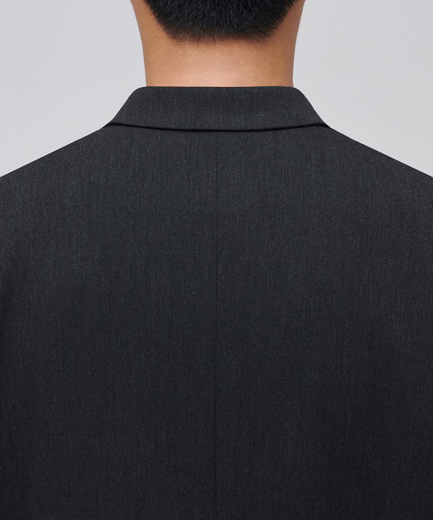 Musinsa Standard Oversized 3-Button Blazer [Charcoal Grey]