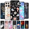 Custodia per Motorola Edge 70 / Moto X70 Air 5G, Carina Gatto Morbido Silicone TPU Cover per Moto XT2601-2 XT2603-2 Bumper Marmo Iridescente