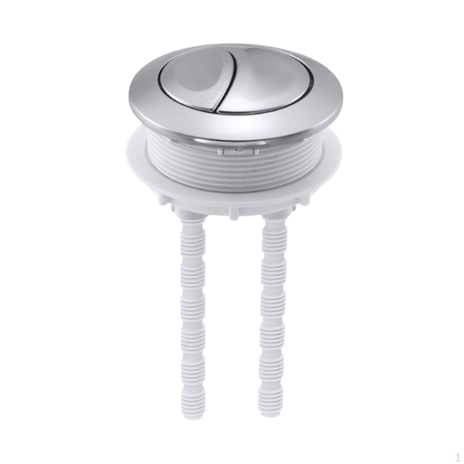 Double Push Toilet Flush Button Directly Replace Parts 60mm Universal Adjustable Easy to Install for