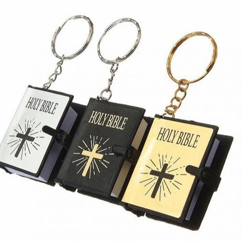 3 Buzunar Carte Miniaturală Breloc Mini Carte Biblia Breloc Creștin Pentru Cadouri Cadouri Suveniruri Biserica Pandantiv Geanta