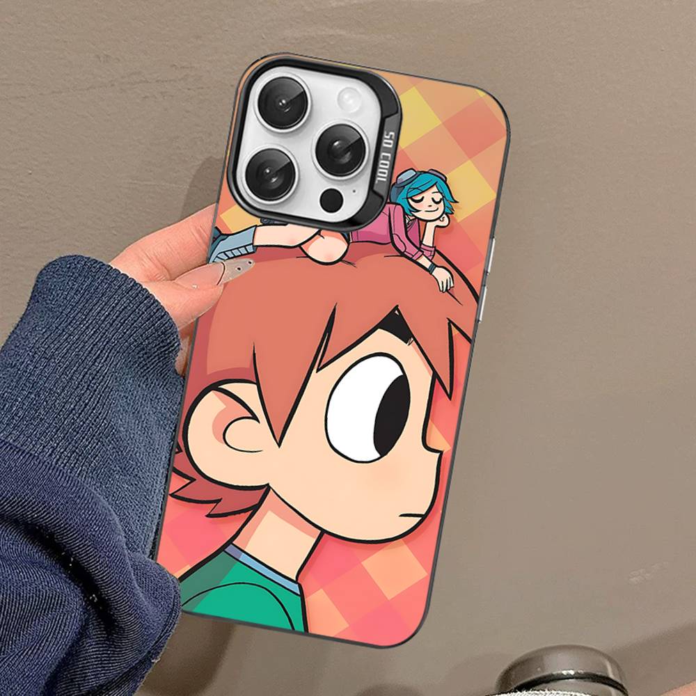 Comedy Film Scott Pilgrim VS The World Phone Case For IPhone 17 16 15 14 13 12 11 Pro Max Plus Color Silver Cover