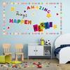 Corksidol Classroom Bulletin Board Decor Colorful Classroom Decoration Set Welcome Banner Motivational Posters for for Kindergarten Elementary Middle