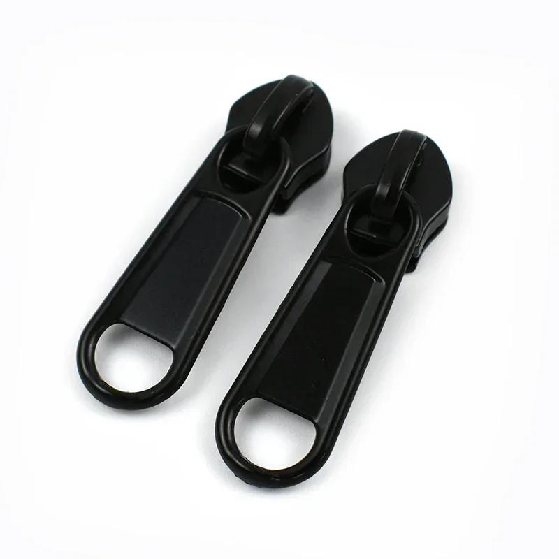 5-30Pcs Meetee 5# Nylon Zipper Puller Down Jackets Bags Zippers Sliders Garment Zips Head Repair Kits DIY Sewing Accessories