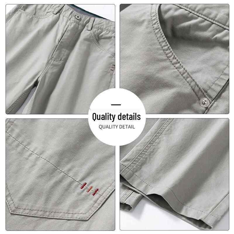 :CHOCOOLATEit Men's Loose Fit Straight Leg Cotton Casual Pants