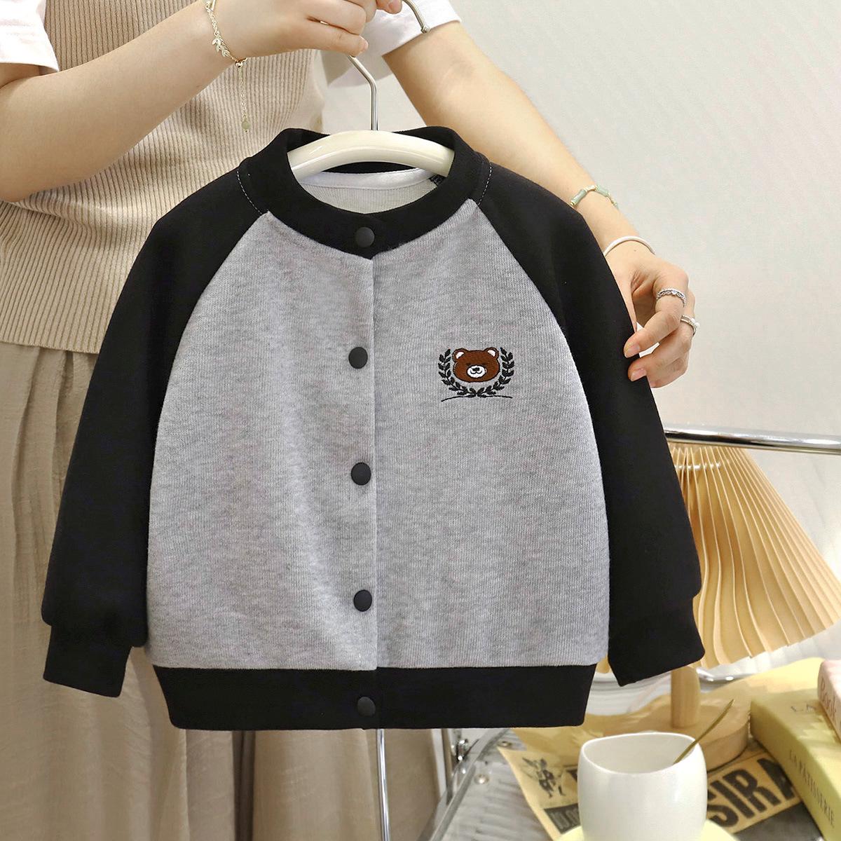 2025 Autumn Kids Cartoon Knit Cardigan: Boys & Girls Outerwear 80 cm