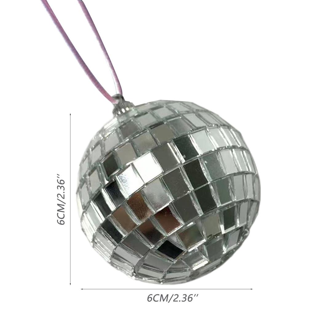 Disco Balls Car Rearview Mirror Pendant Durable Globe Ball Rhinestone Pendant for Home Party Supplies and Accessories
