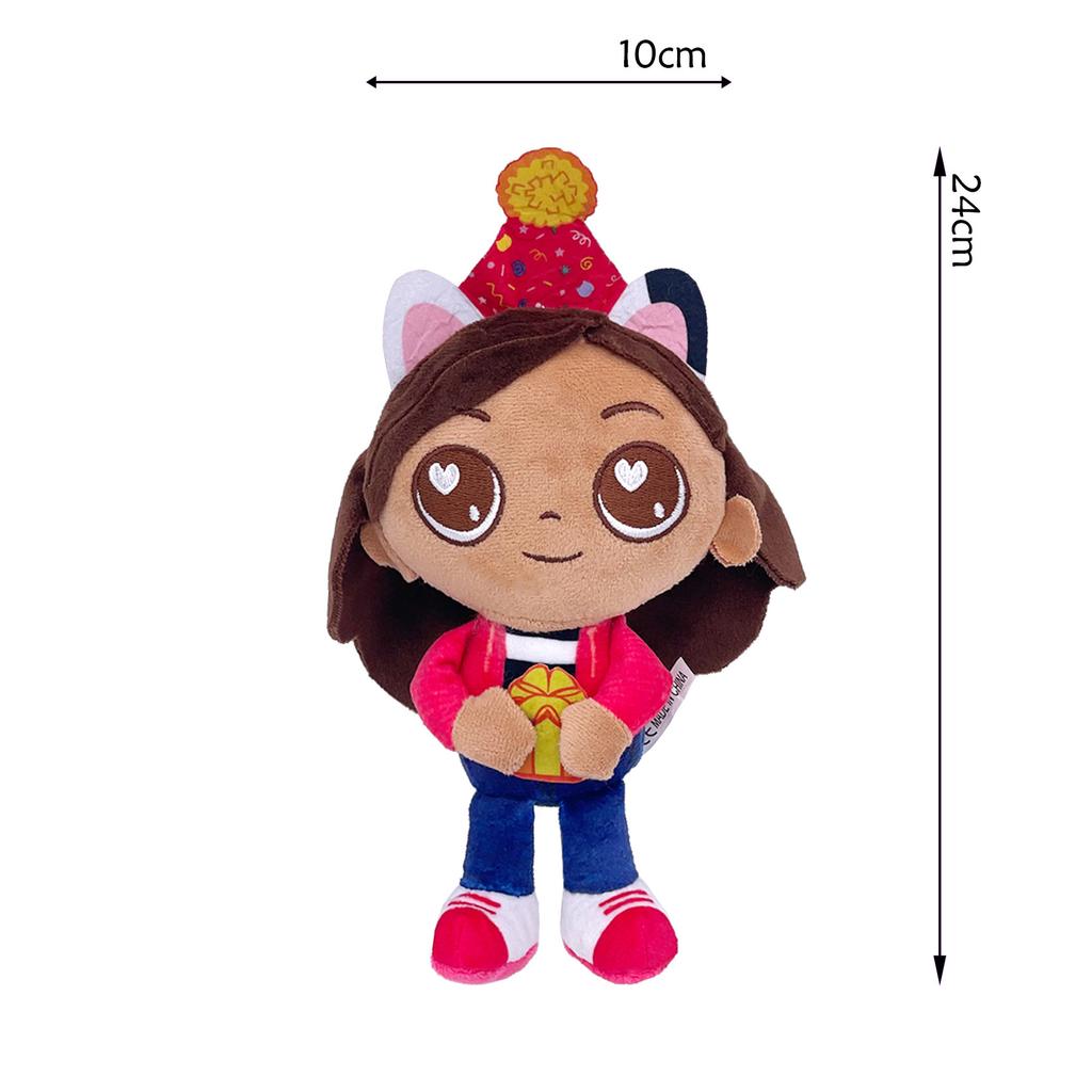 New Gabby Dollhouse doll Toys Mercat Cartoon Stuffed Animals Mermaid Car Cat Stuffed Doll Kids Birthday Christams Party Gifts