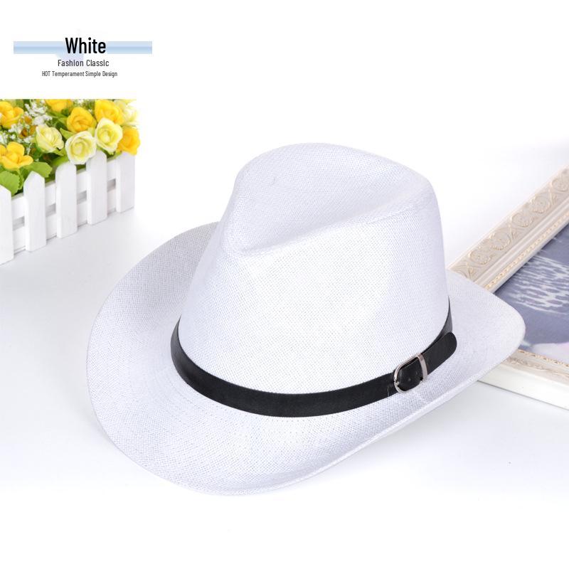 Unisex Summer Straw Sun Hat - Fedora, Beach, Cowboy Styles for Outdoor
