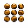 Natuurlijke Tijgeroog Ronde Cabochon Edelsteen, Goudbruine Tijgeroog Cabochon, Gepolijste Ronde Losse Steen voor Sieraden Maken