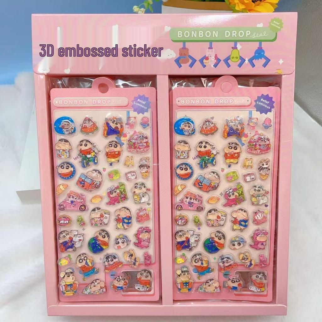 Japanese Cartoon 3D Stickers for Phone, Laptop & Party Decor