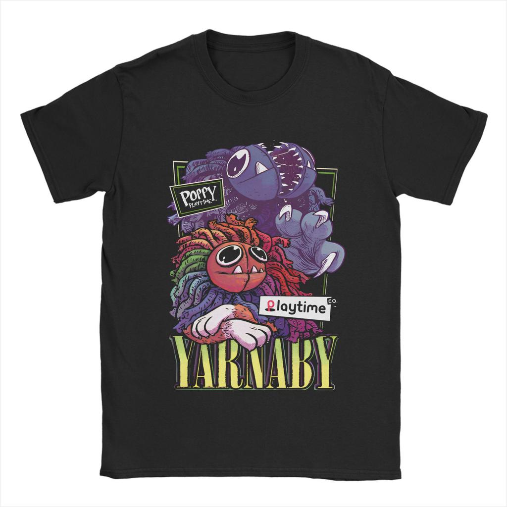 Novelty Yarnaby   T-Shirt for Men Crewneck 100% Cotton T Shirts Horror  Short Sleeve Tee Shirt New Arrival Clothing