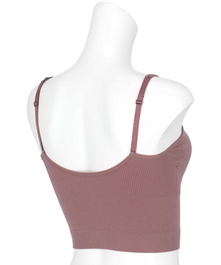 Amphi Bra Camisole Cropped Length with a 3D Bust Silhouette and Clean Size LG Women's LPing JSF102, Sides,