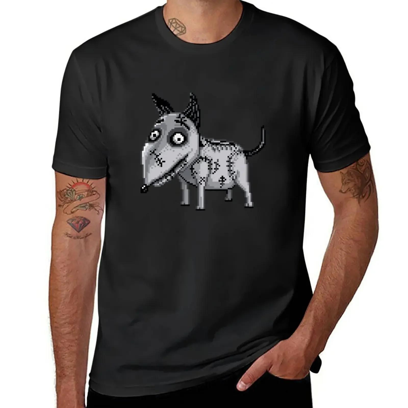 

Sparky pixel art TShirt Blouse tops Tshirts for men cotton 4XL