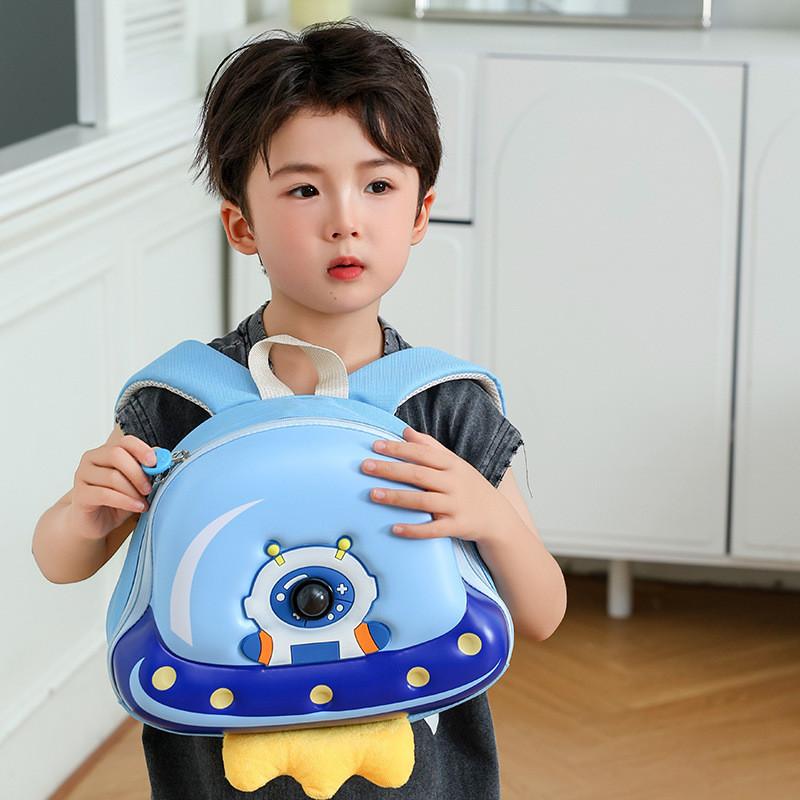 Astronaut Backpack Toddler With Led Light Waterproof Eva Schoolbag Fashion Gift