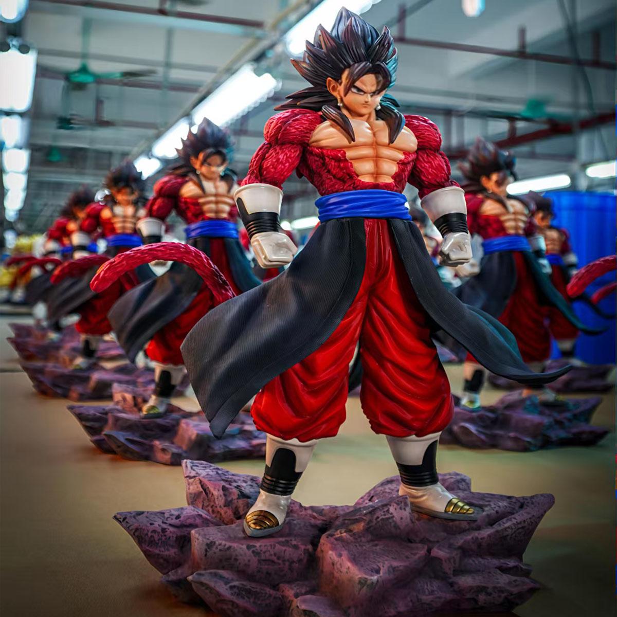

JT Dragon Ball Z Anime Figure Saiyan 4 Vegito Gogeta Action Figures Statue Model Collection Desktop Decoration Toys Gifts